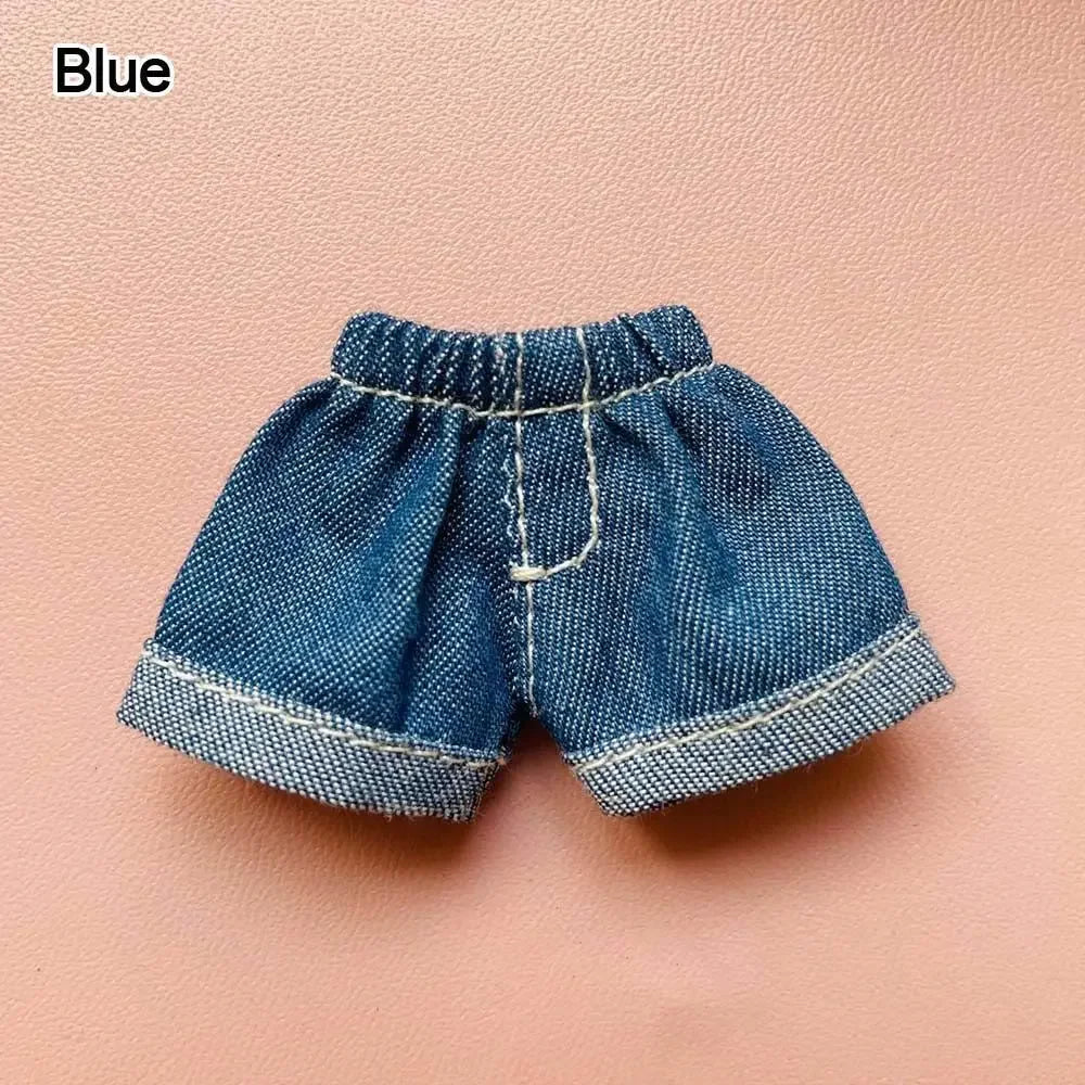 Mini Denim Shorts for 1/12 BJD Dolls