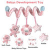 Spiral Baby Activity Toy with Mirror, Rattles, and Squeaker