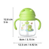 Baby Training Cup with Straw and Easy-Grip Handles