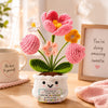 Handmade Crochet Amigurumi Doll with Love and Encouragement