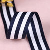 Striped Grosgrain Ribbon – Double-Sided Polyester Cotton, 1 Inch Wide