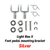 Durable Aluminum Footpegs with Pedal Bracket for Electric Dirt Bikes