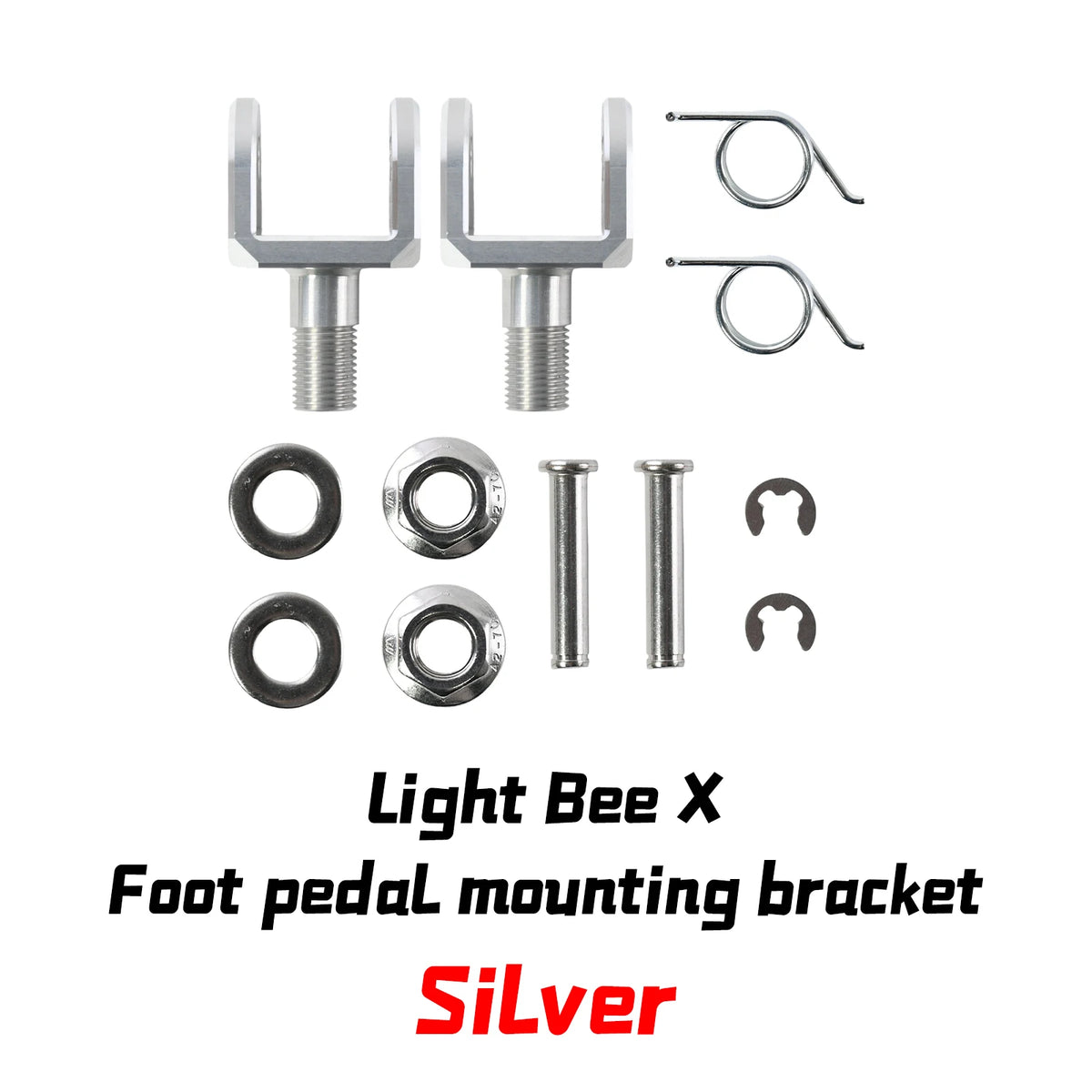 Durable Aluminum Footpegs with Pedal Bracket for Electric Dirt Bikes