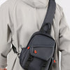 Men's Multi-Pocket Outdoor Chest Bag for Cycling and Hiking