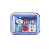 Enamel pin featuring SpongeBob SquarePants and Captain Patrick Star characters.
