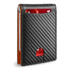 Slim Leather RFID Blocking Wallet with Money Clip