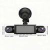 4-Channel 360° Dash Cam System with Parking Mode