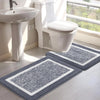 Plush Microfiber Non-Slip Bath Mat with Quick-Dry Absorbency