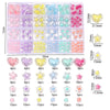 Heart-Shaped Acrylic Bead Kit for Jewelry Making