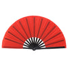 Traditional Bamboo Tai Chi Performance Fan with Protective Cover