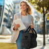 Insulated Double-Deck Lunch Bag with Leakproof Lining