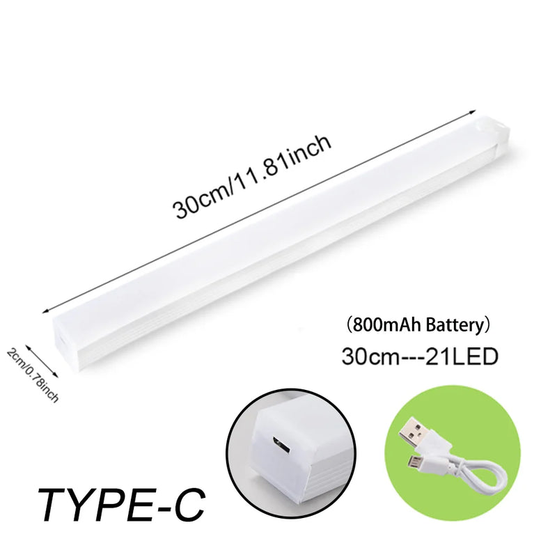 Wireless LED Motion Sensor Night Light - Rechargeable & Magnetic