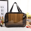 Clear Double-Layer Waterproof Cosmetic Storage Bag