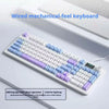 Compact 98-Key Wired Keyboard with RGB Lighting