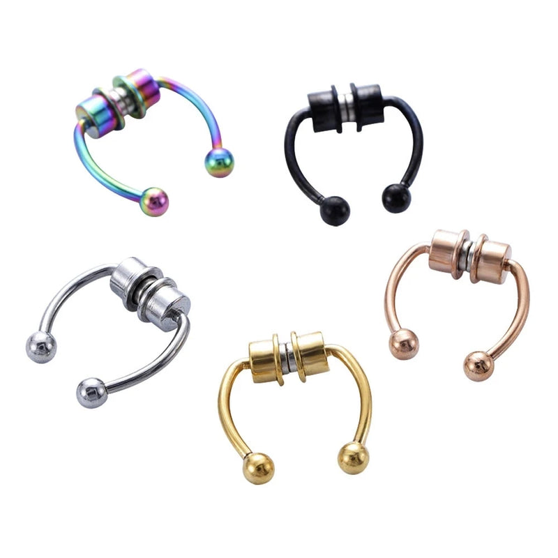 Non-Piercing Magnetic Nose Ring Hoop