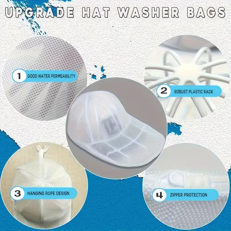 Mesh Hat Cleaning Set with Drying Rack