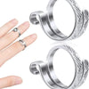 Anillo Guía de Lana con Forma de Gato Ajustable