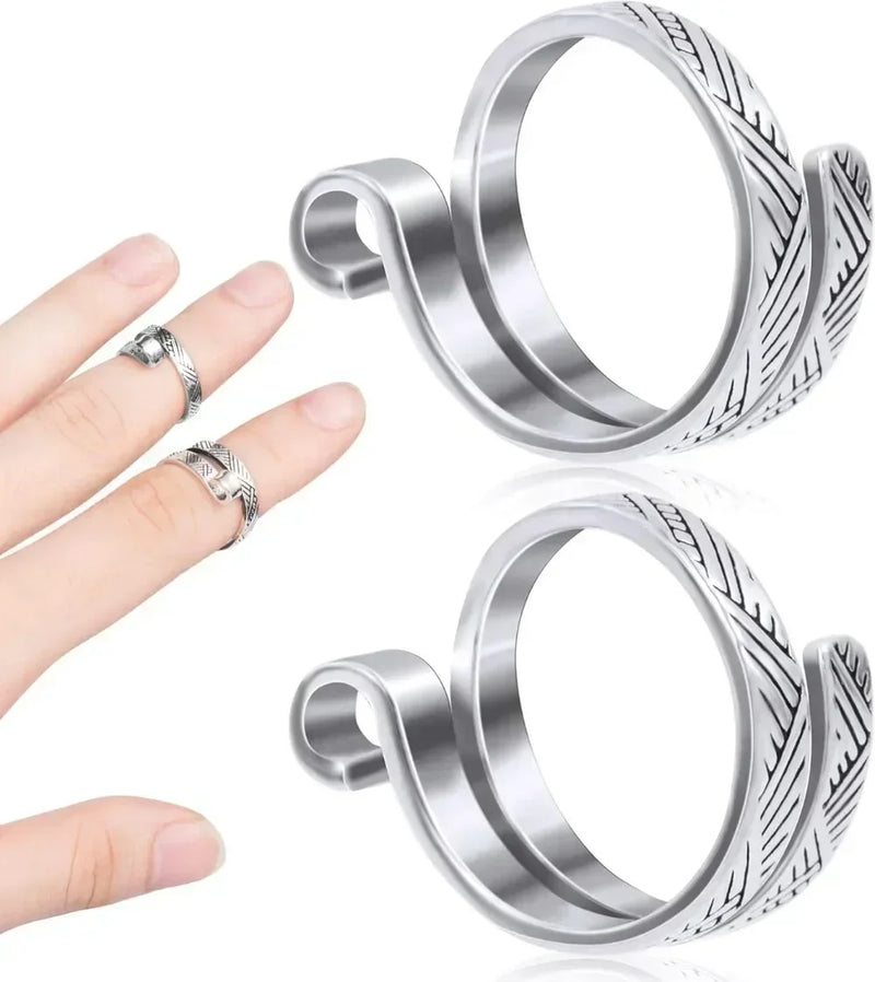 Anillo Guía de Lana con Forma de Gato Ajustable