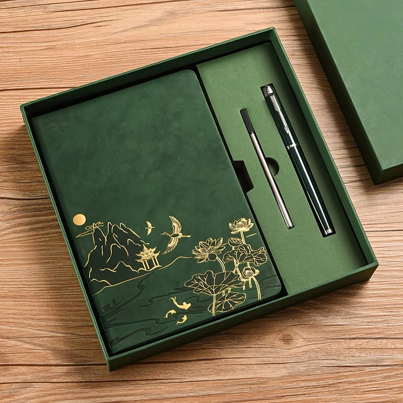 Premium A5 Notebook with Color-Changing PU Leather Cover