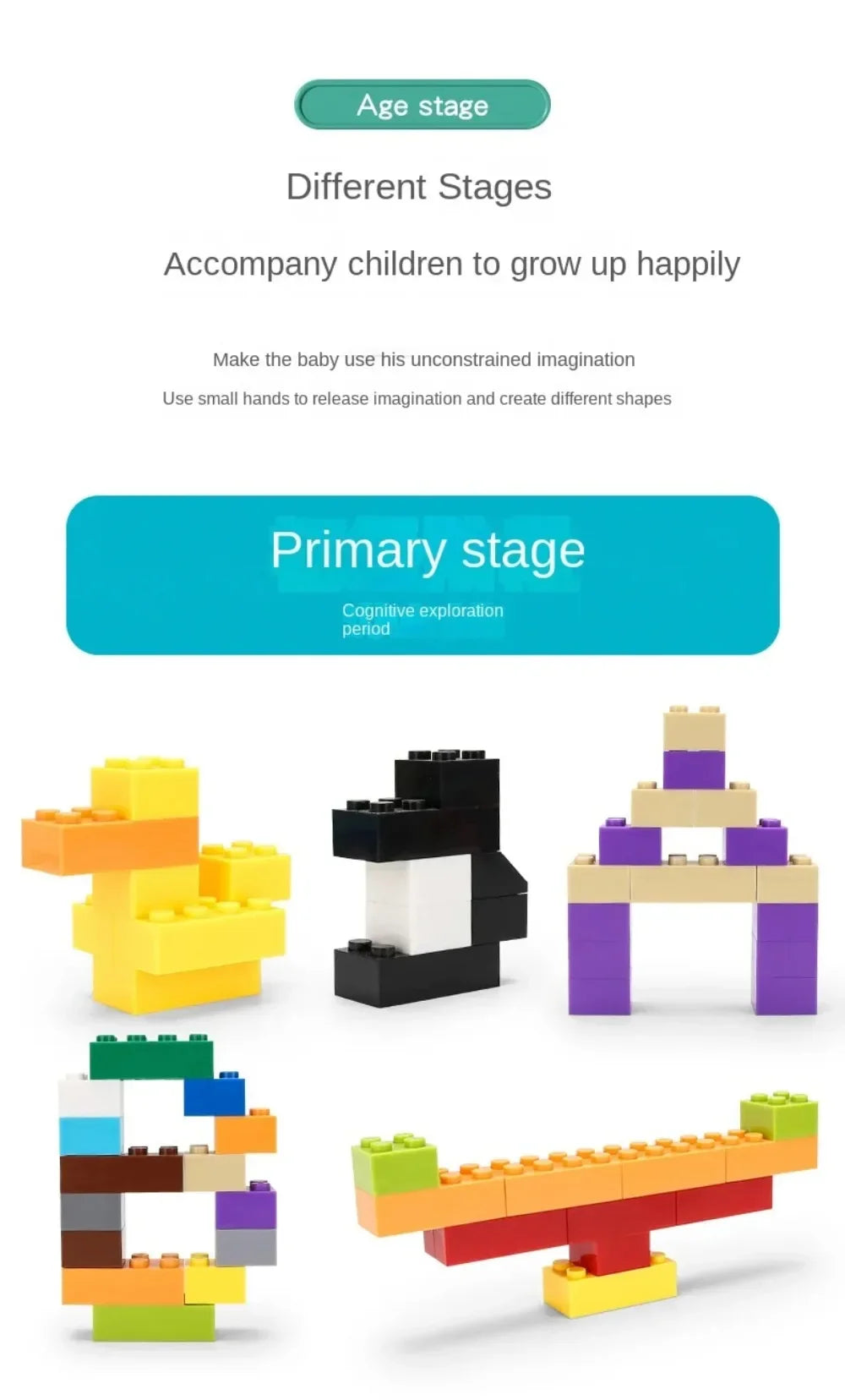 Creative Building Blocks Bulk Set – 120 or 240 Pieces