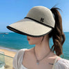 Wide Brim Straw Sun Hat