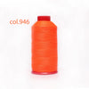 A spool of bright orange heavy-duty nylon bonded thread labeled col.946.