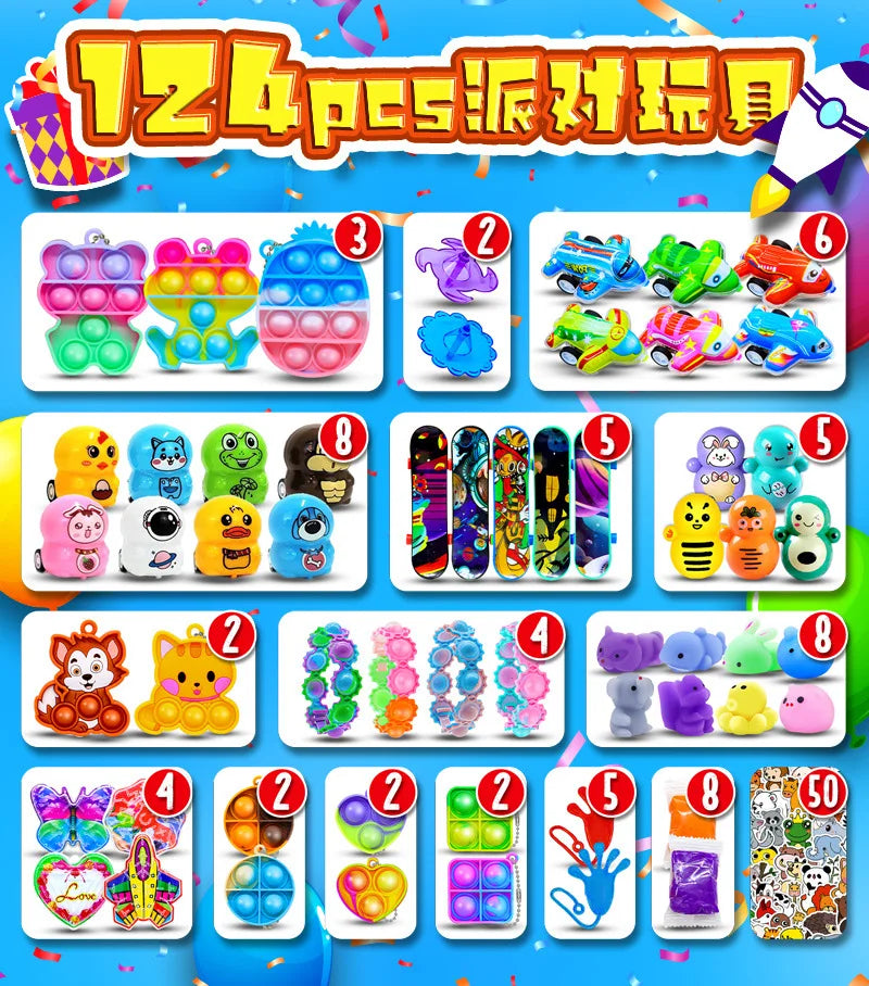 Assorted Party Favor Toys for Pinatas and Goodie Bags