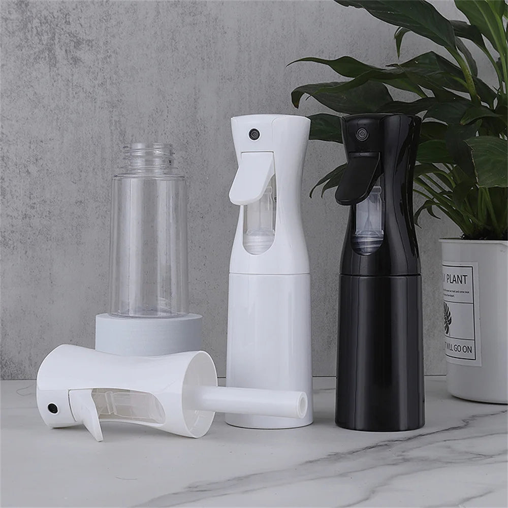 High-Pressure Continuous Mist Spray Bottle for Hair, Plants & Cleaning