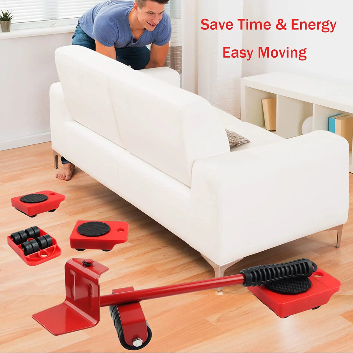 Heavy Duty Furniture Lifter with Moving Wheels