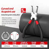 A pair of black circlip pliers showing the handle, clamp head, and dimensions for industrial grade use.