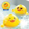 Yellow Duck Bath Sprinkler Toy Set for Toddlers