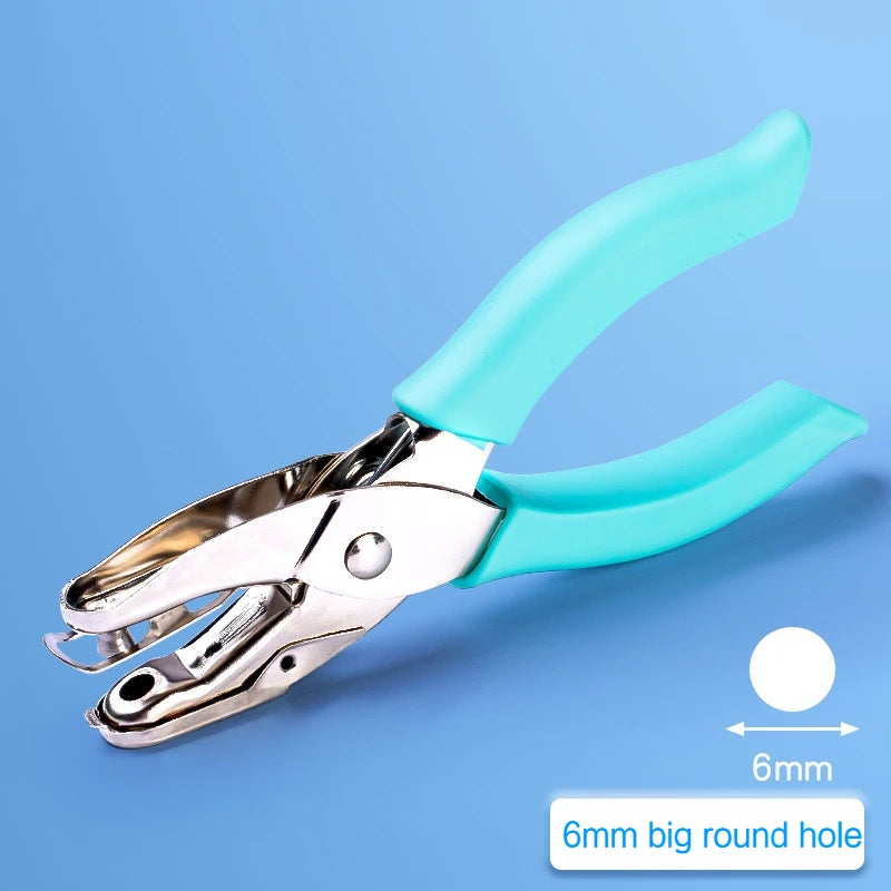 Metal Single-Hole Punch for Scrapbooking and Crafts