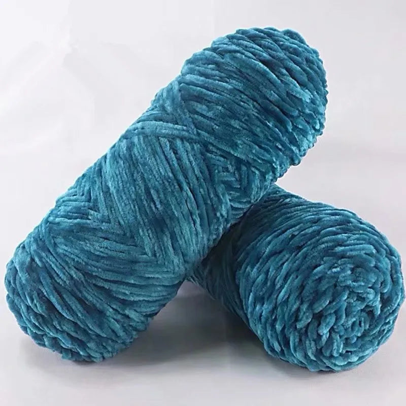 Soft Chenille Yarn for Knitting and Crochet