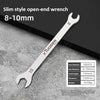 Ultra-Thin Dual-End Open Wrench for Tight Spaces