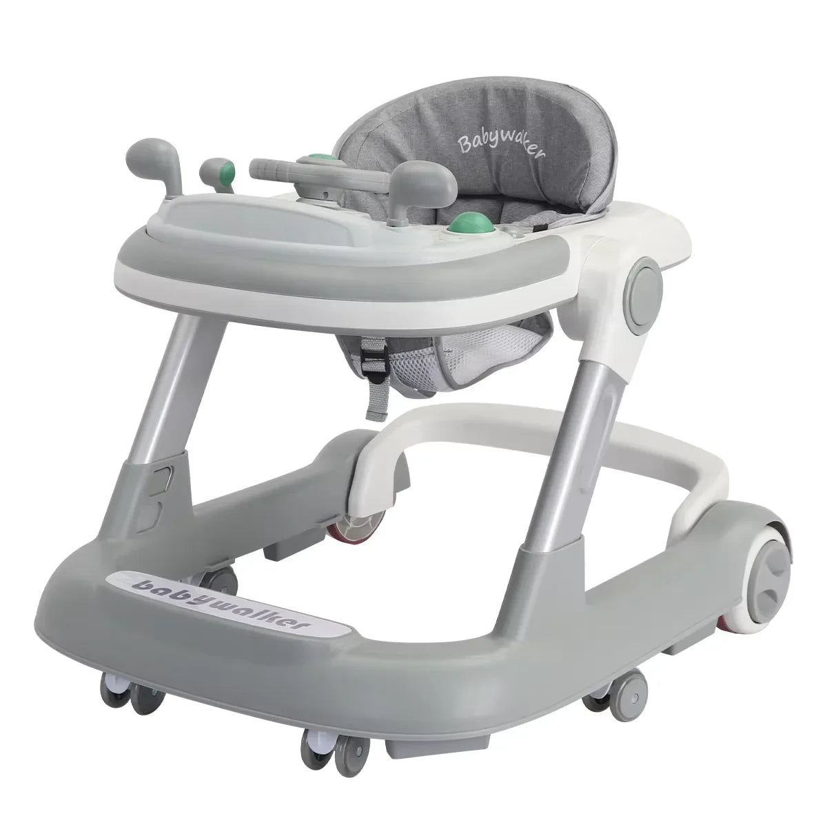 2-in-1 Convertible Baby Walker with Removable Activity Tray