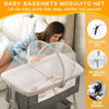 Breathable Bassinet and Travel Crib Cover with Zipper