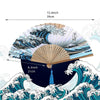 Japanese Kanagawa Wave Folding Fan