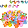 Glow-in-the-Dark Mini Duck Figurines for Garden & Décor