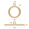 14K Gold Filled Toggle Clasp Set for Jewelry Making