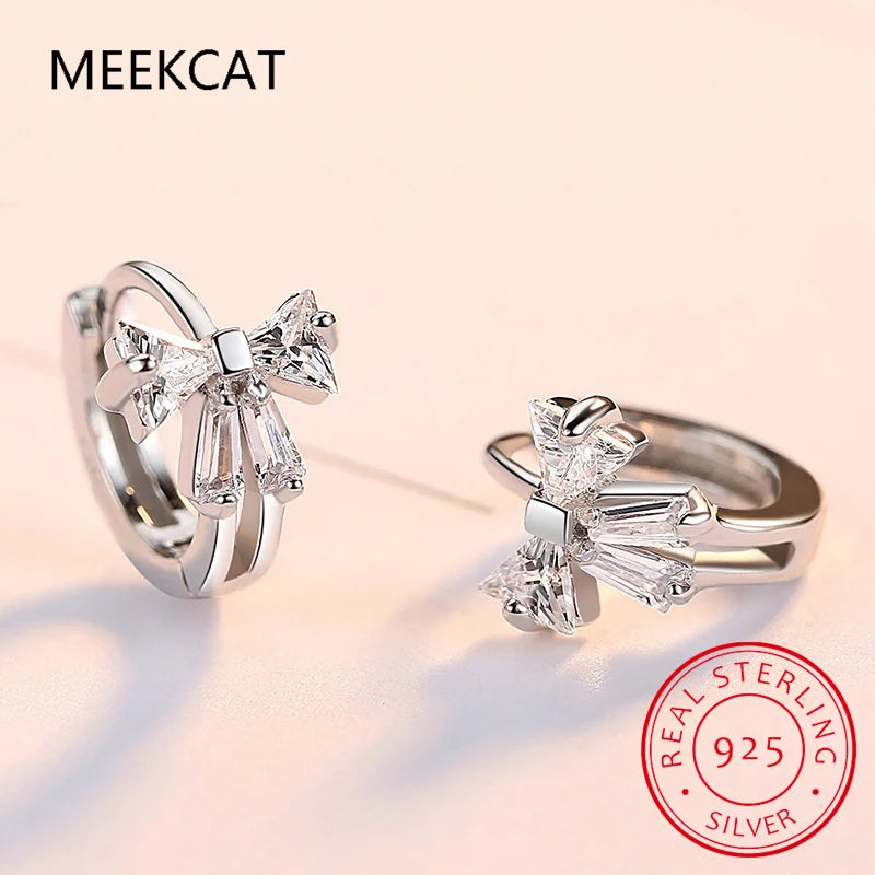 Dainty Zircon CZ Huggie Hoop Earrings