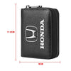 Genuine Leather Car License Card Holder