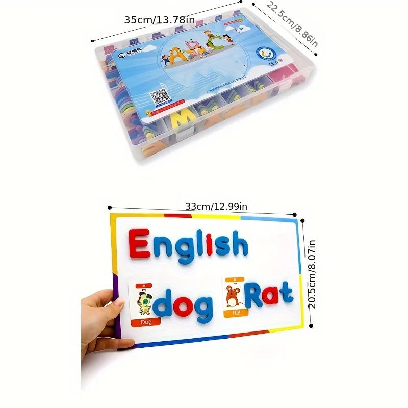 Colorful Alphabet Fridge Magnets – 234-Piece Educational Magnetic Letters Set