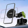Universal ball head adjustable phone mount used to adjust landscape and portrait screens in a car