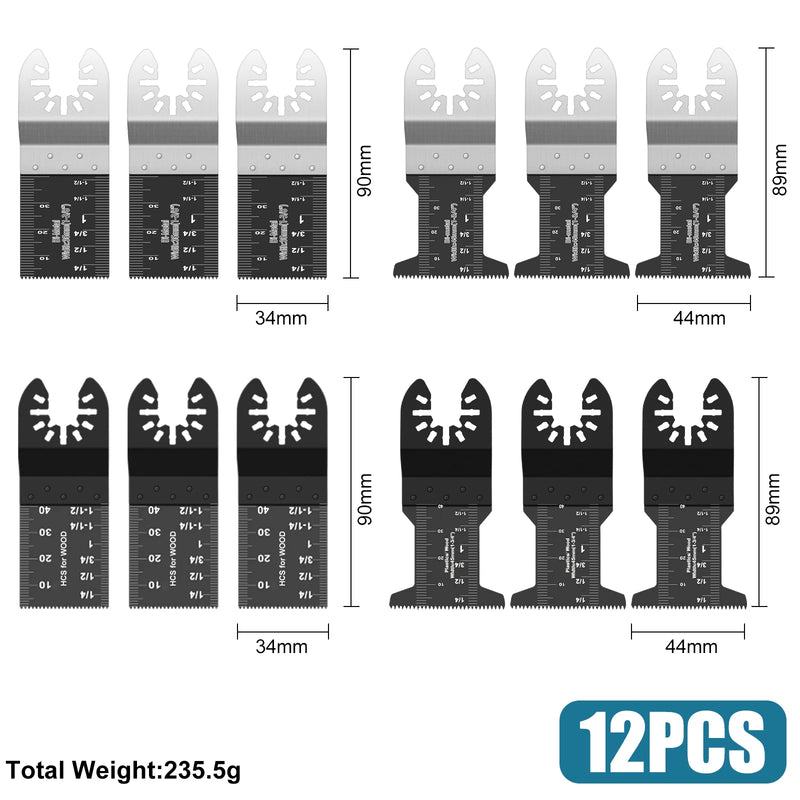 Oscillating Multi-Tool Blade & Accessory Set
