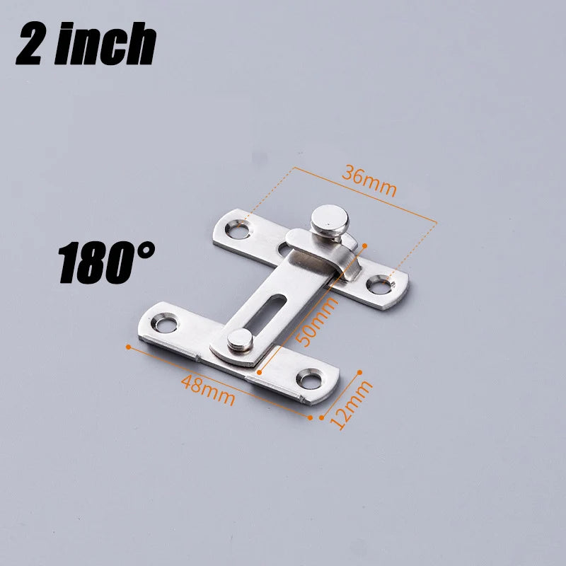 Stainless Steel Hook and Eye Door Latch