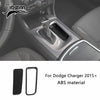 Carbon fiber interior trim kit for Dodge Charger featuring ABS material components