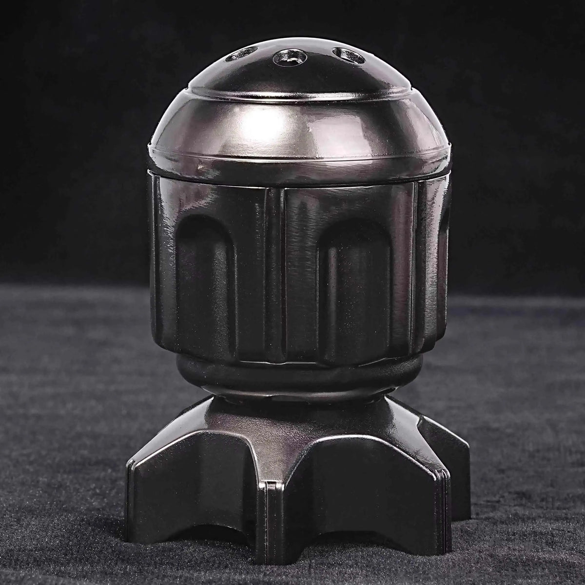 Golden Metal Revolver Dice Set for Tabletop RPGs