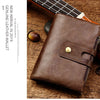 Vintage Leather Wallet with RFID Protection and Multiple Compartments