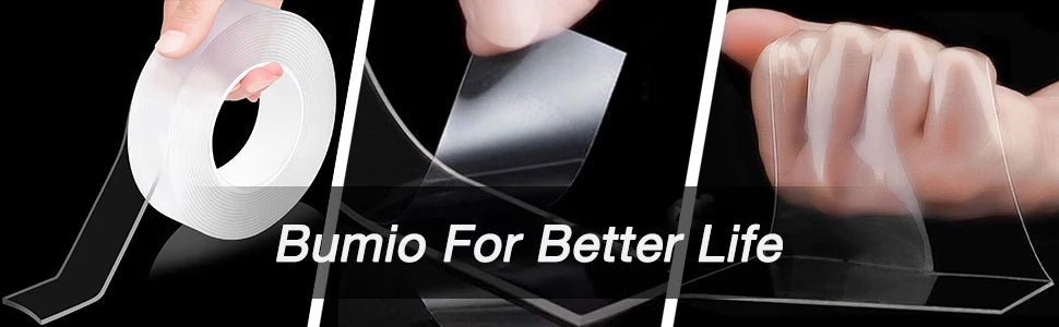 Transparent Double-Sided Nano Tape – Strong, Waterproof & Reusable