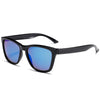 Retro Clear Frame Sunglasses with UV400 Protection